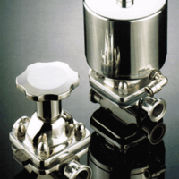 Vannes à membrane manuelles et pneumatiques